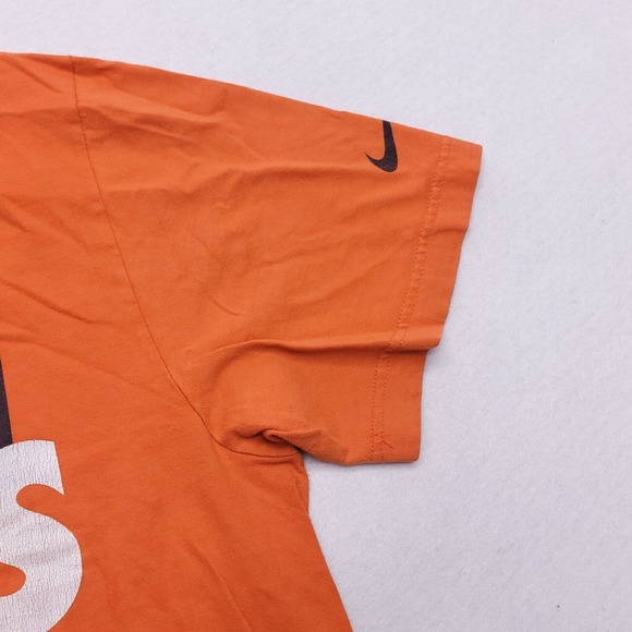 Nike Peyton Knows Casual Short Sleeve T Shirt Adult Mens Size Extra Large Orange - Picture 6 of 8
